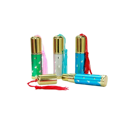 Aluminum Cap Refillable Rollerball Perfume Bottle Matte Surface Handling