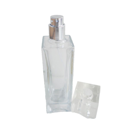 perfume bottle 50-170ml  recycled glass bottles black blue red pink green cap plastic and metal roll frog