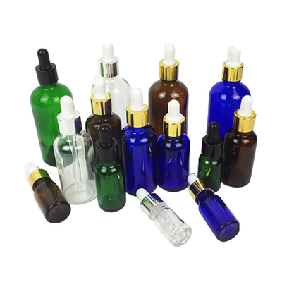 0.5oz 1oz 2oz 4oz 8oz 16oz Amber Glass Dropper Bottles