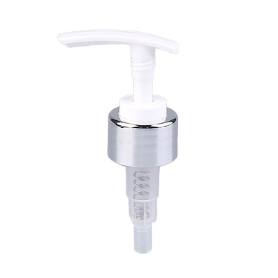 Silver White Luxury 24/410 24/415 28/410 Liquid Soap Plastic Aluminum Cream Lotion Pump For Bottles