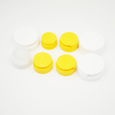 AMAN 38 / 400 High Sealed and Leakage-Prevention PP Yellow Honey Bottle Cap with Screw Cap and Aluminum Foil